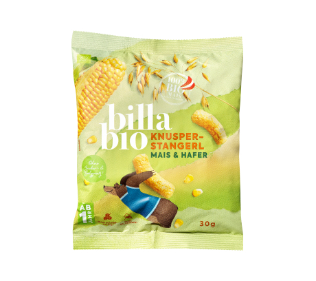 BILLA Bio Knusperstangerl Mais & Hafer