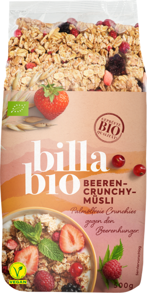 BILLA Bio-Beeren Crunchy-Müsli